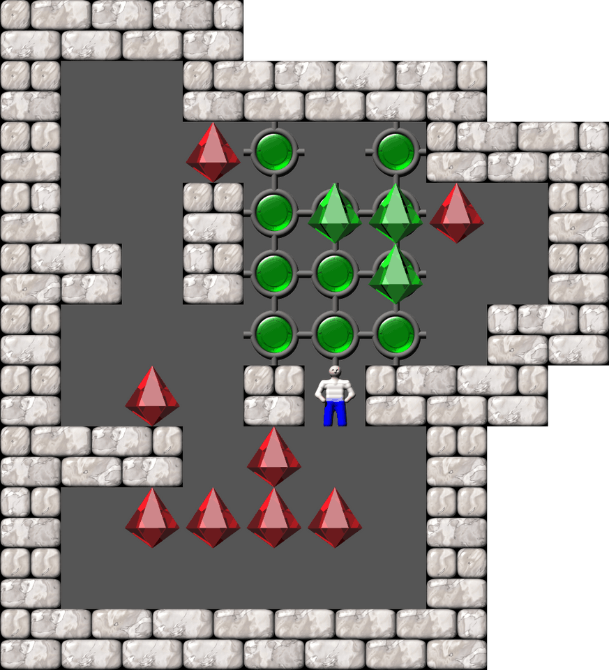 Sokoban Mass Remodel level 683